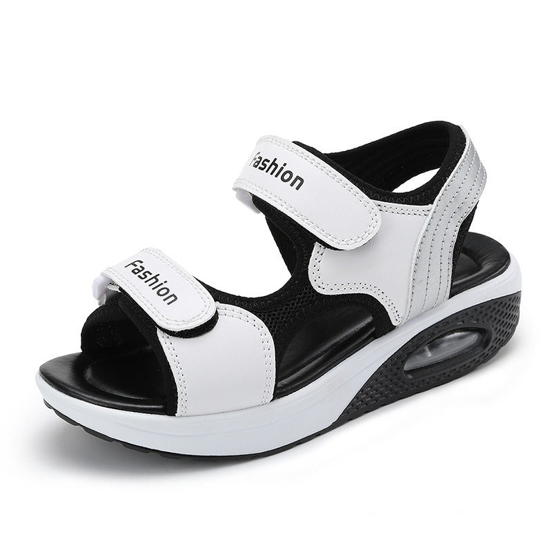 Sandalias plataforma mujer deportiva cierre velcro - Ayla