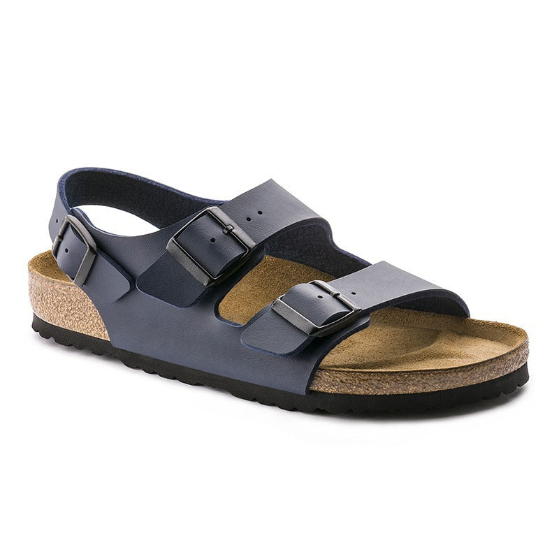 Sandalias ortopédicas hombre bio sintético hebillas triple confort - Renato