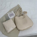 Bolso de hombro para mujer de piel sintética estilo minimalista - Teresa