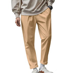 Pantalón hombre casual recto tela fluida - Sylvain
