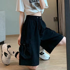 Pantalones cortos para mujer de estilo cargo con bolsillos amplios - Algeria