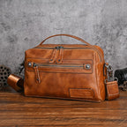 Bolso de mano hombre piel sintética diseño urbano compacto - Laurent