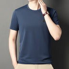 Camiseta para hombre de punto técnico cuello redondo - Enrique