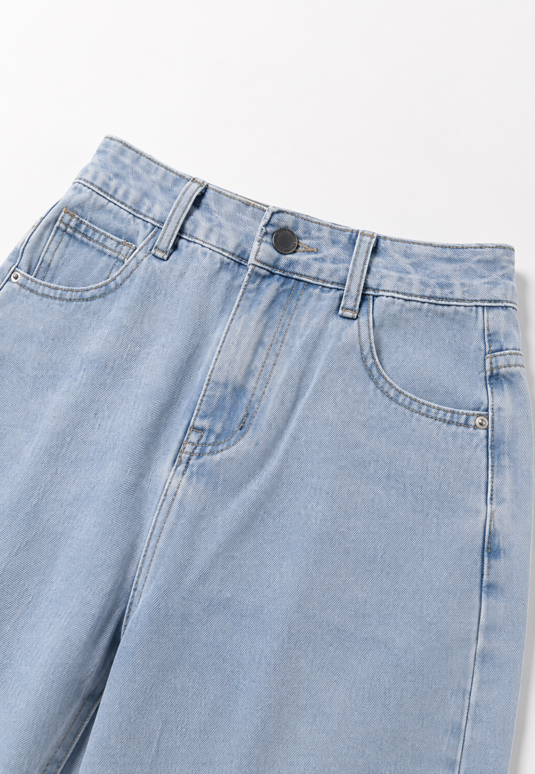 Jeans mujer tiro bajo pierna ancha larga - Kerstin