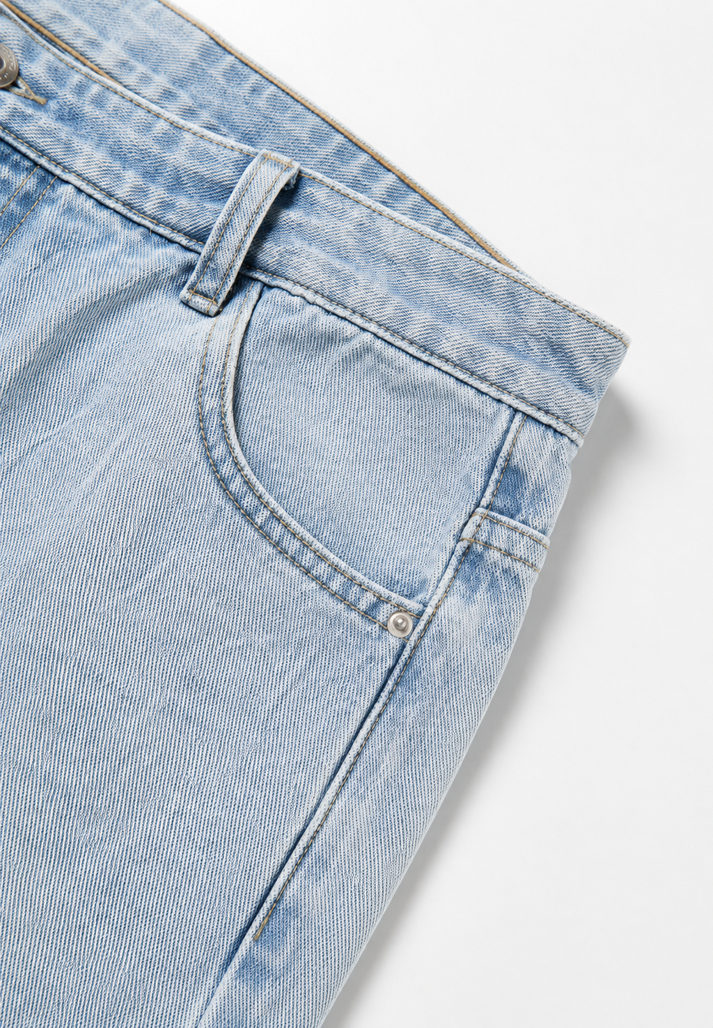 Jeans mujer tiro bajo pierna ancha larga - Kerstin