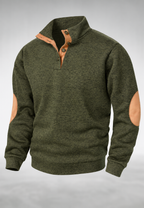 Jersey de hombre con cuello alto y botones - James