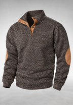 Jersey de hombre con cuello alto y botones - James