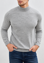 Jersey de punto fino con cuello alto - Émeric
