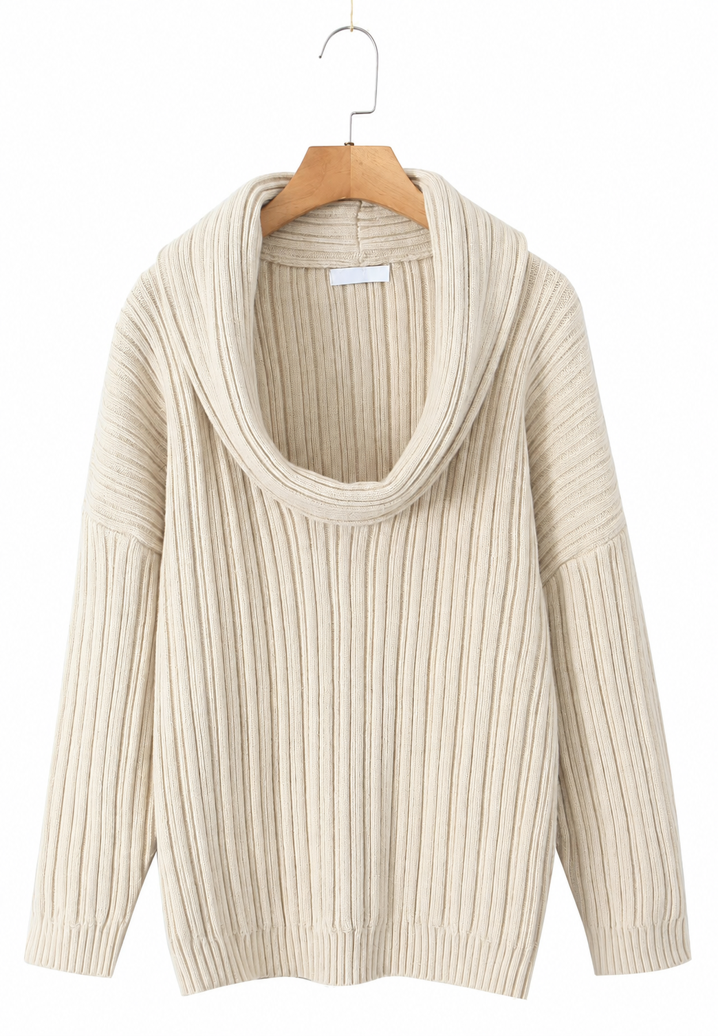 Jersey mujer escote asimétrico hombro descubierto - Séverine