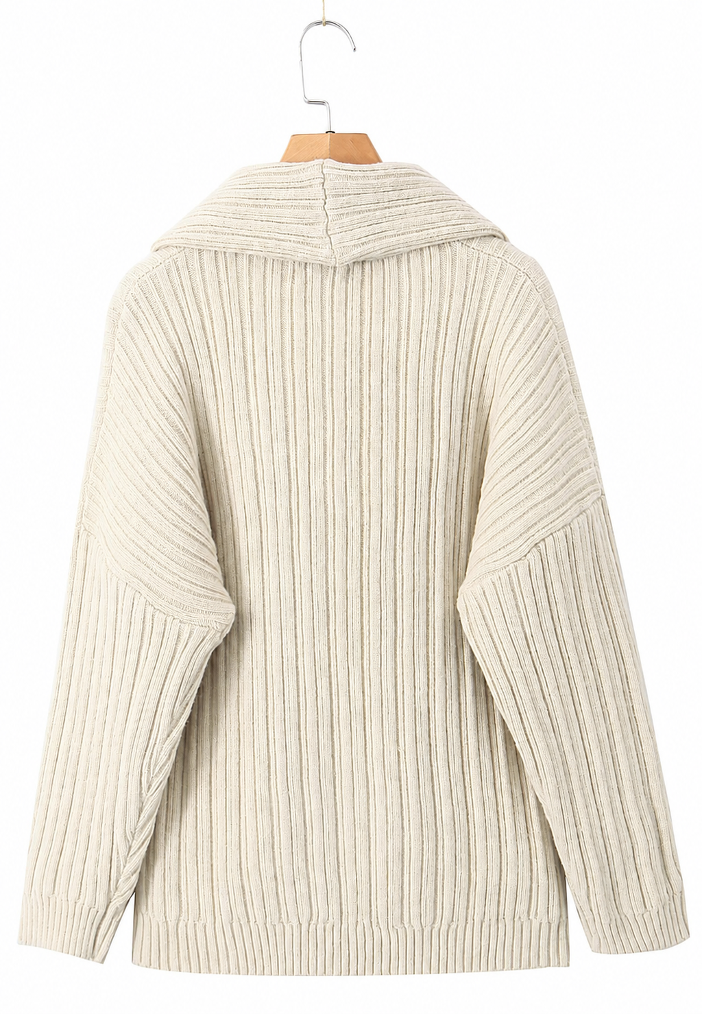 Jersey mujer escote asimétrico hombro descubierto - Séverine