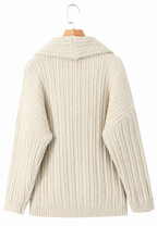 Jersey mujer escote asimétrico hombro descubierto - Séverine