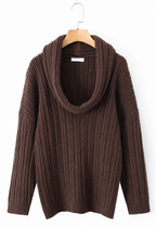 Jersey mujer escote asimétrico hombro descubierto - Séverine