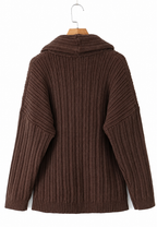 Jersey mujer escote asimétrico hombro descubierto - Séverine