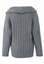 Jersey mujer escote asimétrico hombro descubierto - Séverine