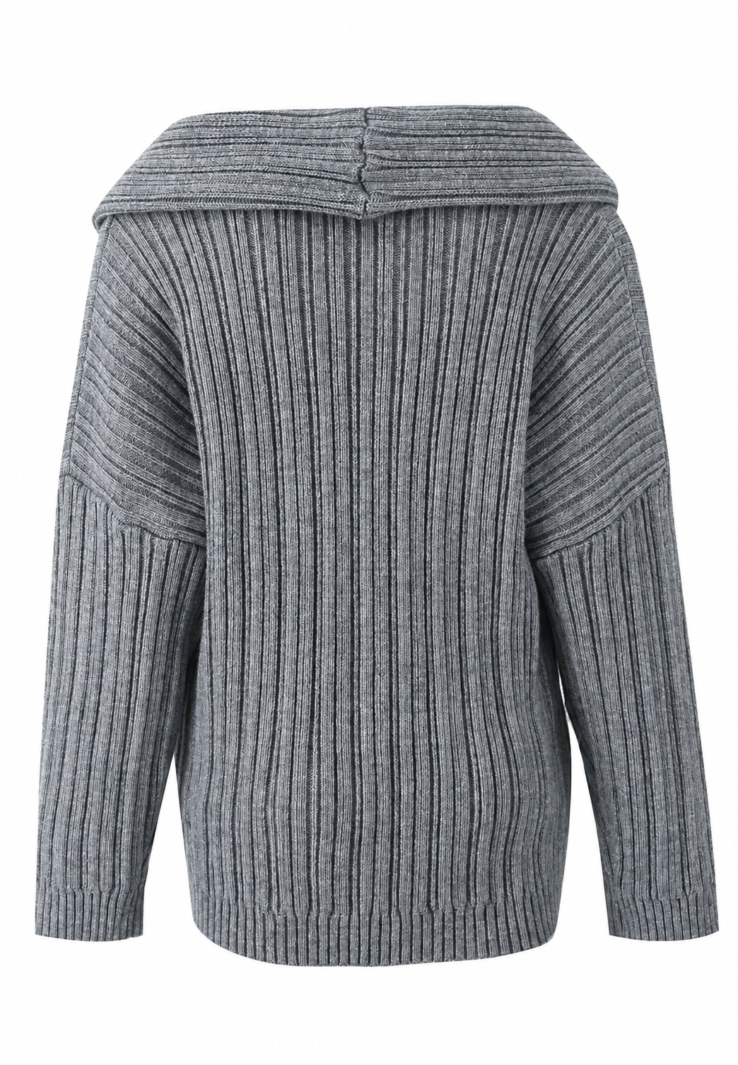 Jersey mujer escote asimétrico hombro descubierto - Séverine