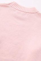 Jersey mujer holgado punto liso cuello redondo - Rieke