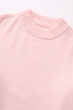 Jersey mujer holgado punto liso cuello redondo - Rieke