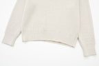 Jersey mujer rayas media cremallera cuello alto - Holly
