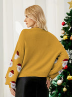 Jersey navideño mujer papá noel manga larga - Narela