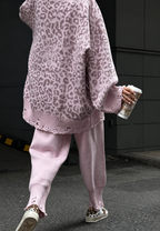 Jersey oversize mujer estampado gráfico detalles rotos - Liora