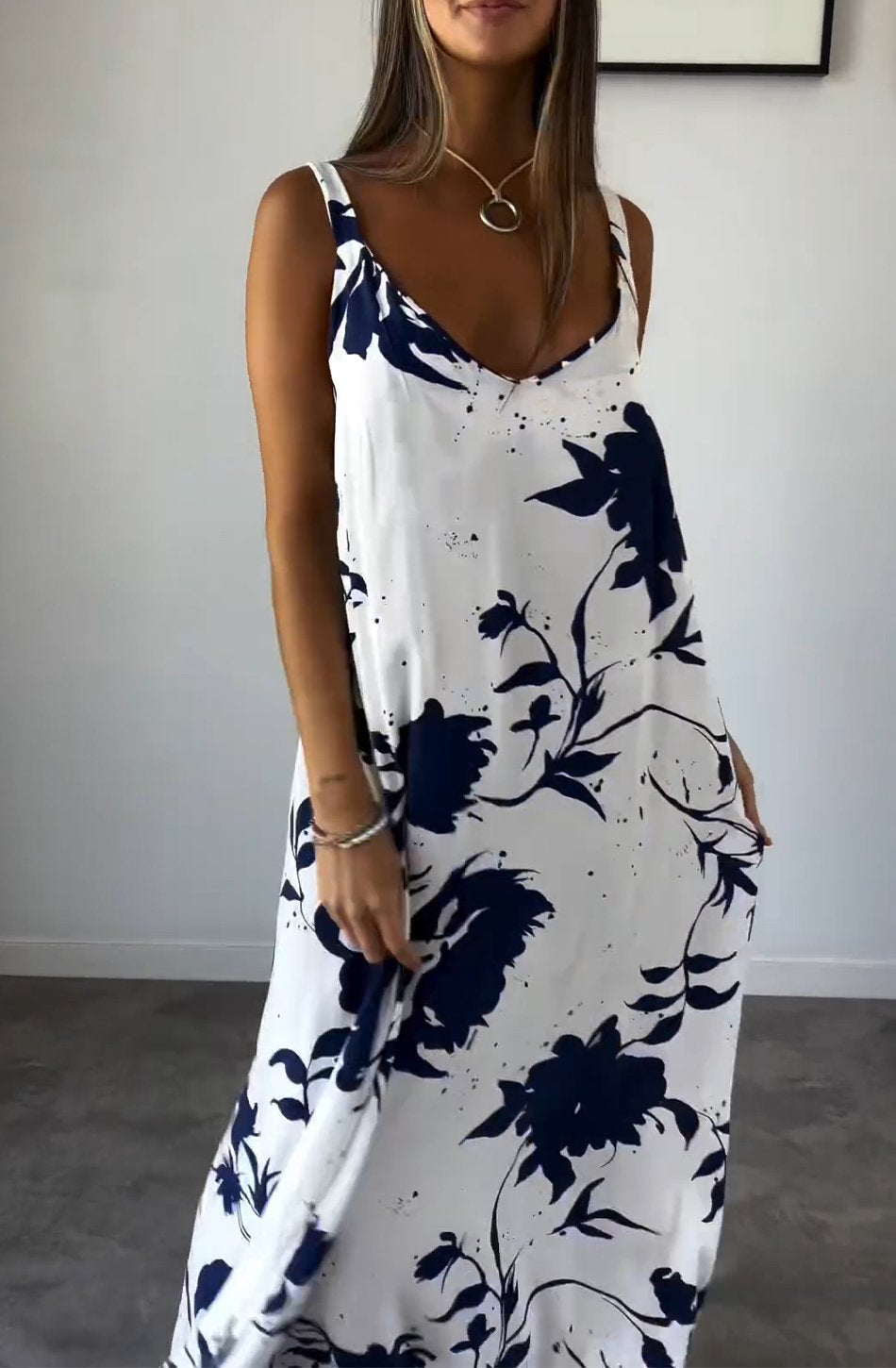 Elynn - Cómodo vestido estampado