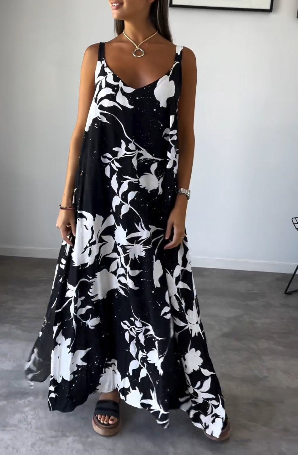 Elynn - Cómodo vestido estampado
