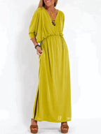 Janina - Vestido casual con abertura