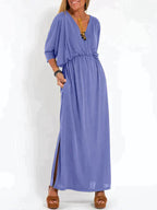 Janina - Vestido casual con abertura