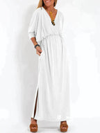 Janina - Vestido casual con abertura