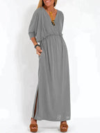 Janina - Vestido casual con abertura
