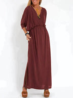 Janina - Vestido casual con abertura