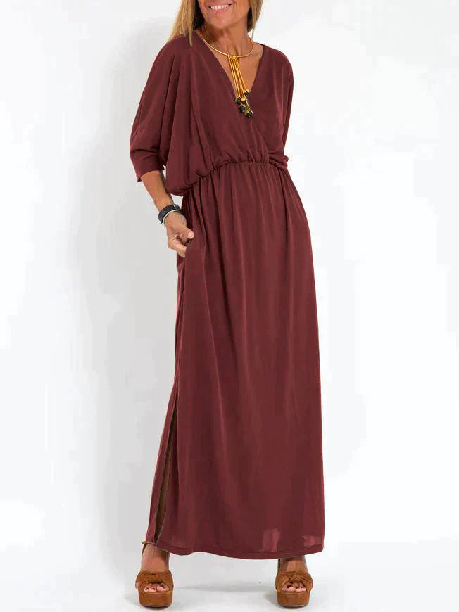 Janina - Vestido casual con abertura