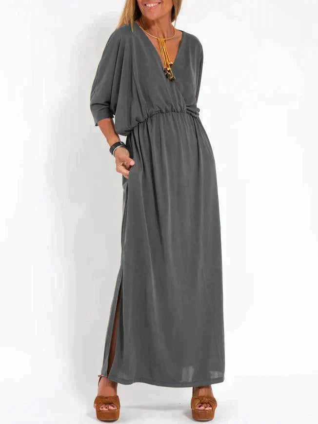 Janina - Vestido casual con abertura