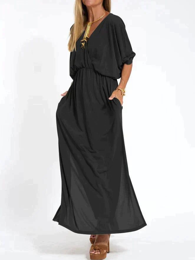 Janina - Vestido casual con abertura