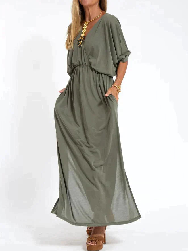 Janina - Vestido casual con abertura
