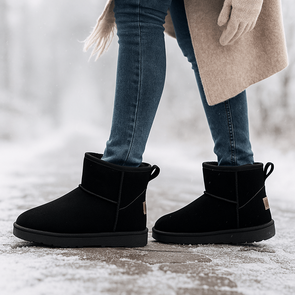 Botines para mujer de efecto ante - Nalvine