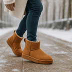 Botines para mujer de efecto ante - Nalvine