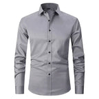 Adrian - Elegante camisa de verano para hombre resistente a las arrugas, de fácil cuidado y con estilo