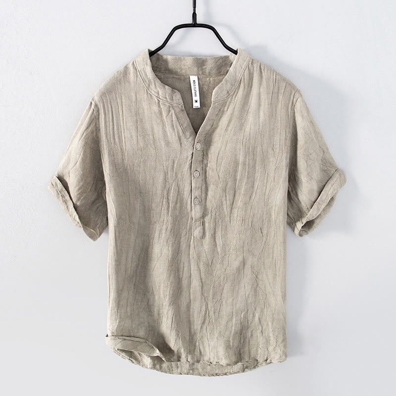 Noah - Camisa de lino para hombre ligera y elegante