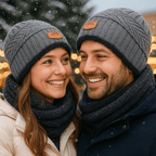 Gorro unisex efecto doble abrigo - Taelion