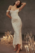 Celeste Fishtail - Maxivestido