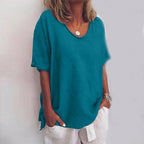 Blusa elegante para una belleza natural