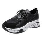 Alondra - Zapatillas deportivas con estampado de leopardo para mujer