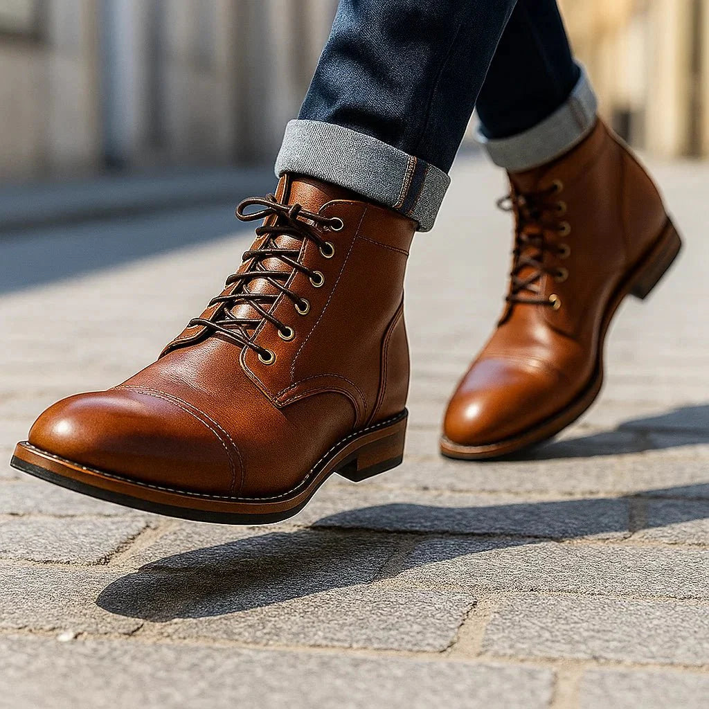 Botas urbanas para hombre material sintético premium - Emerien