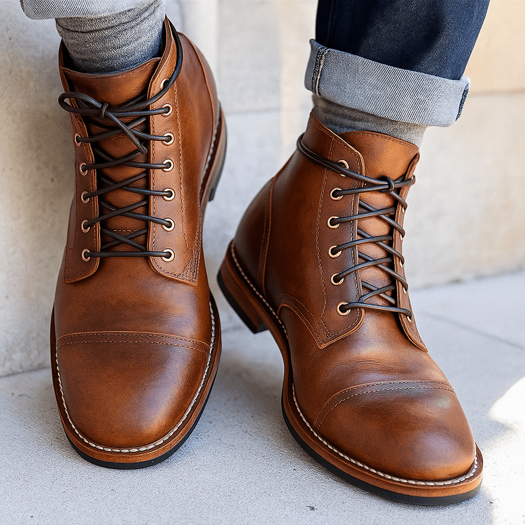 Botas urbanas para hombre material sintético premium - Emerien