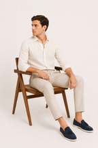 Mocasín casual de hombre con borlas y suela en contraste - Jannik