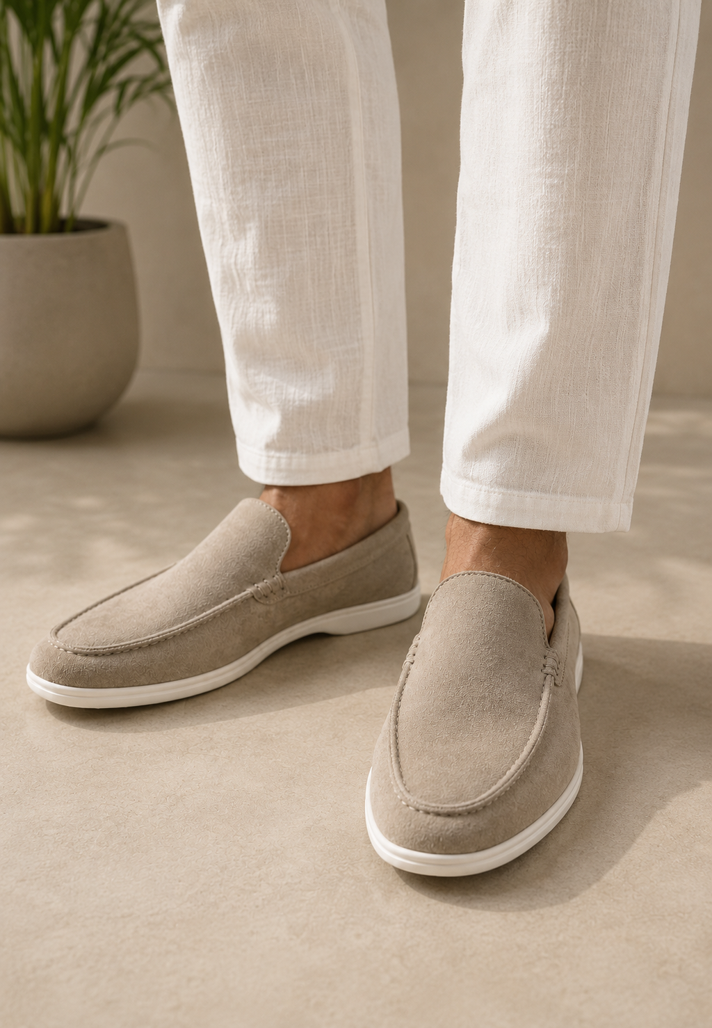 Mocasines hombre diseño liso estilo de otoño - Gerald