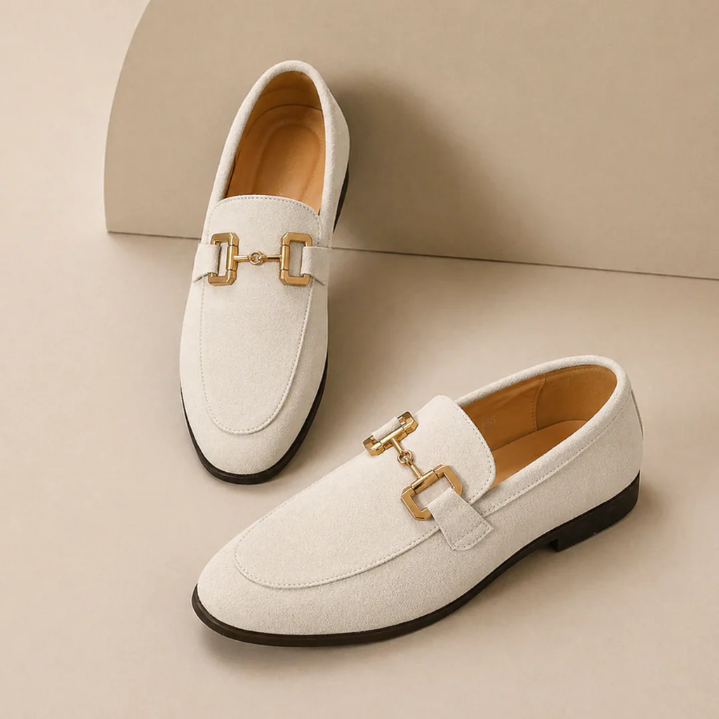 Mocasines hombre hebilla metálica diseño clásico - René