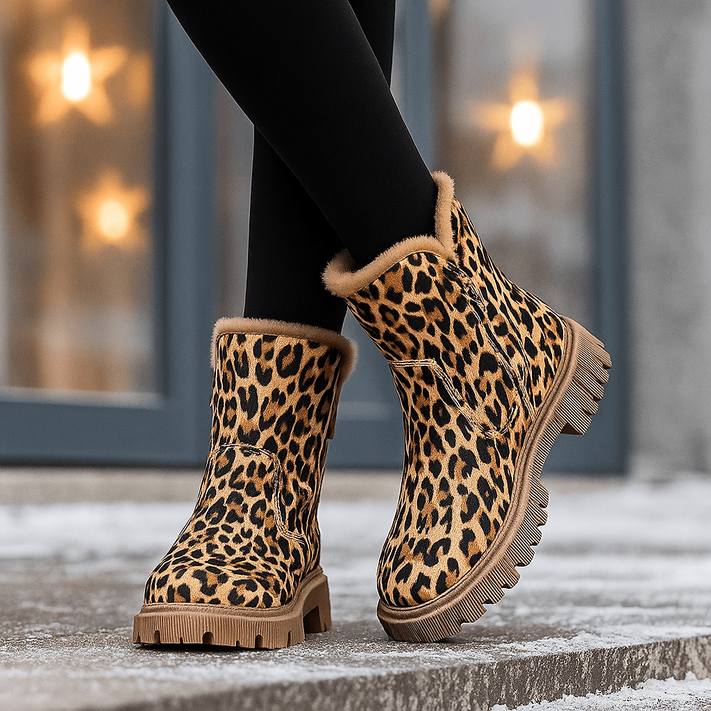 Botines para mujer de efecto estampado - Irvane
