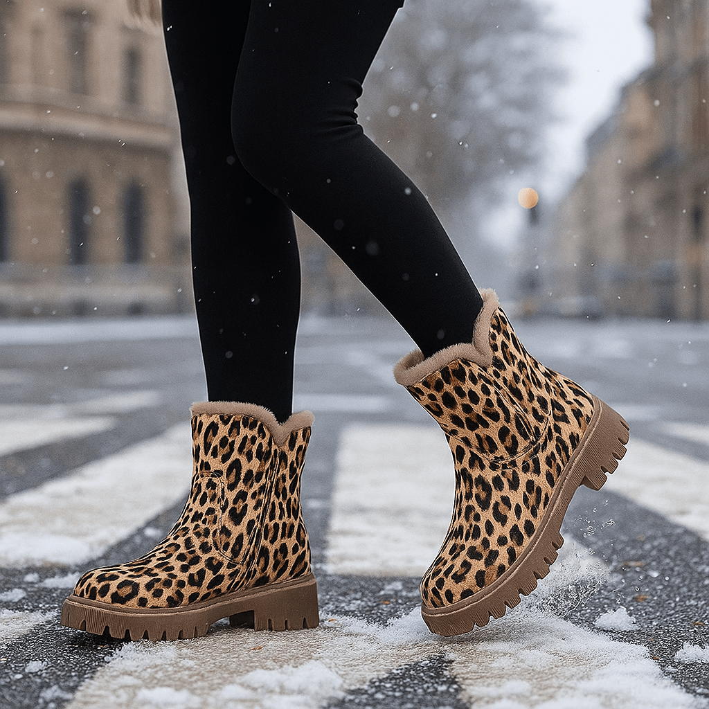 Botines para mujer de efecto estampado - Irvane